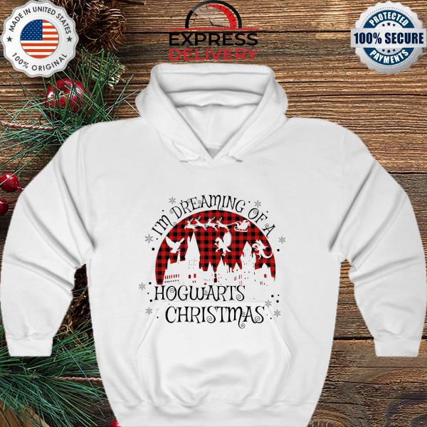 Harry Potter I’m dreaming of a Hogwarts Christmas sweater hoodie